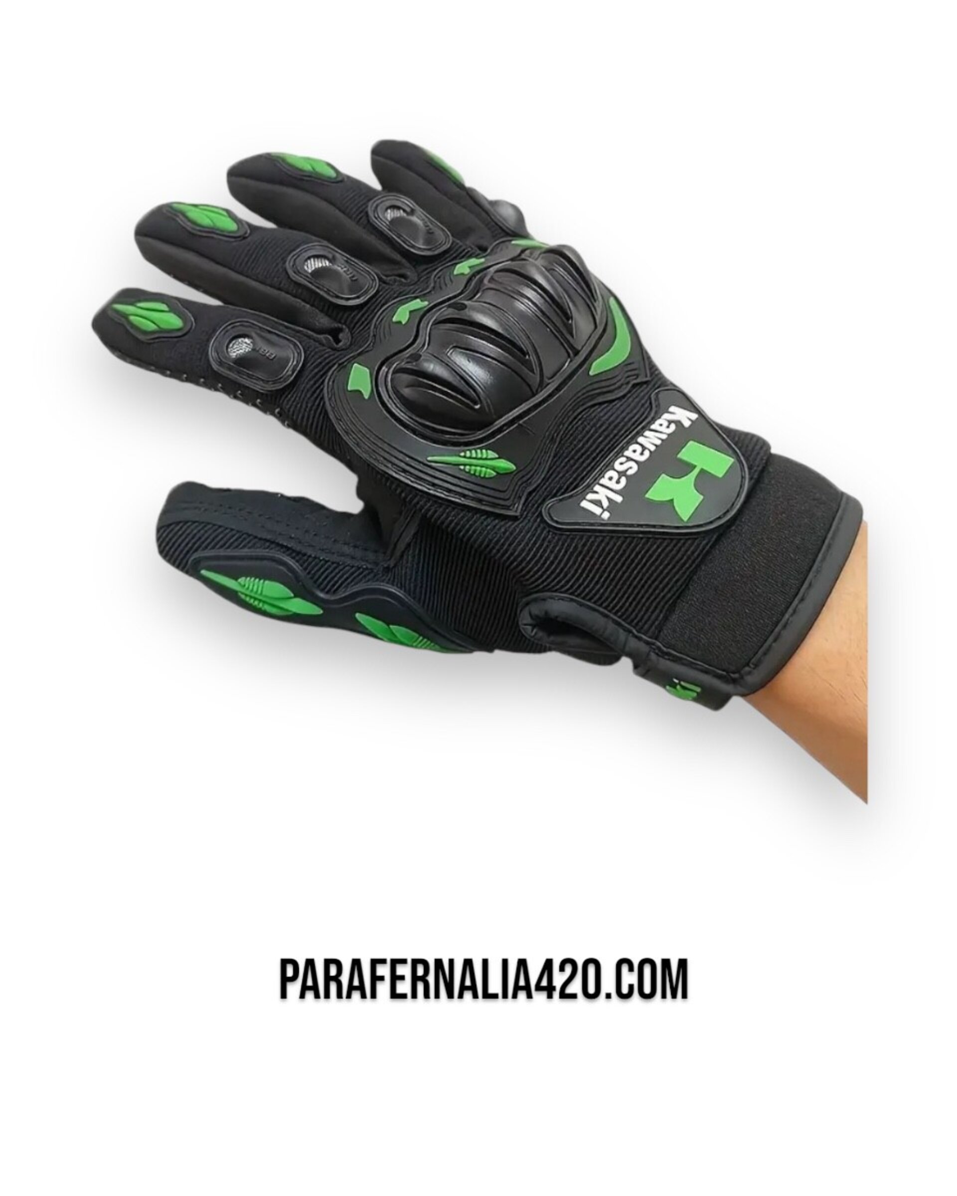 GUANTES MOTO PROTECCION KAWASAKI - 5