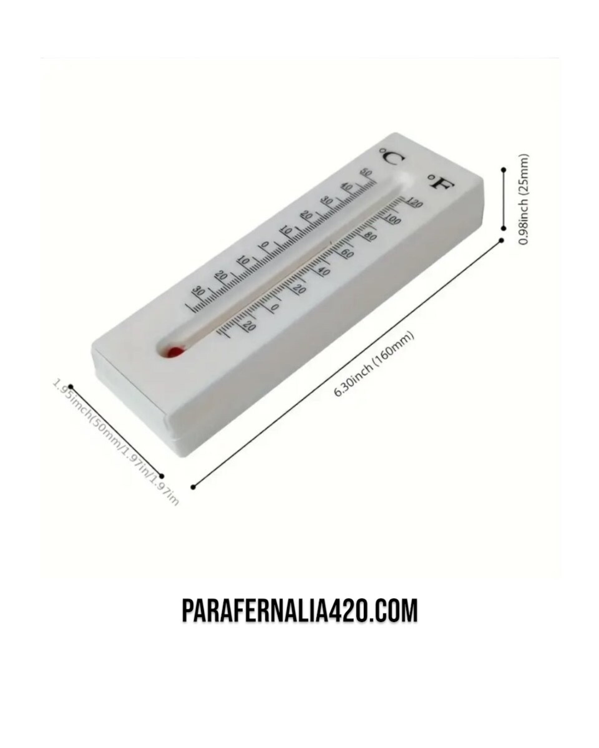 Termómetro falso decorativo con almacenamiento oculto - 5