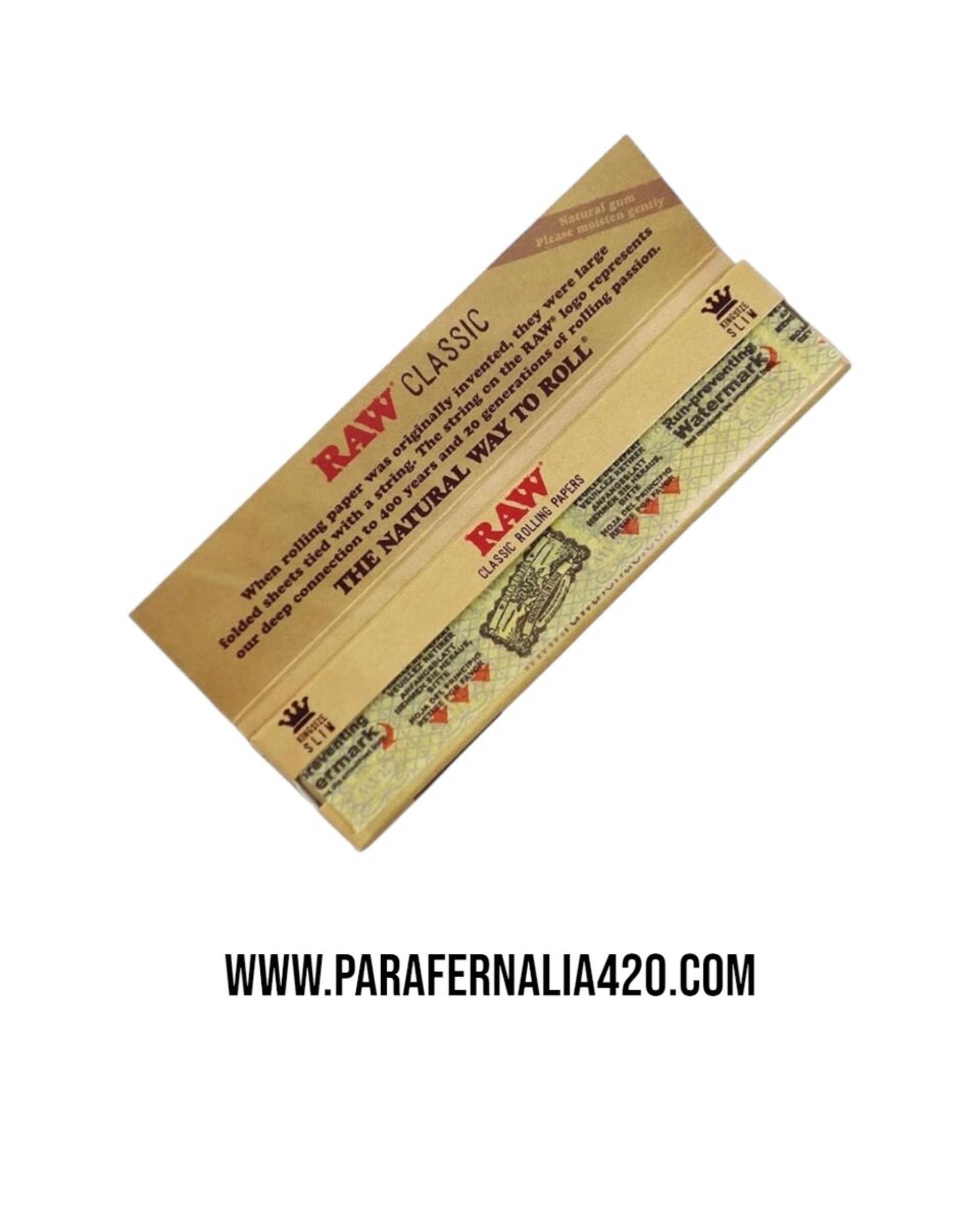 Papel de Fumar Raw Classic King Size Slim - 2