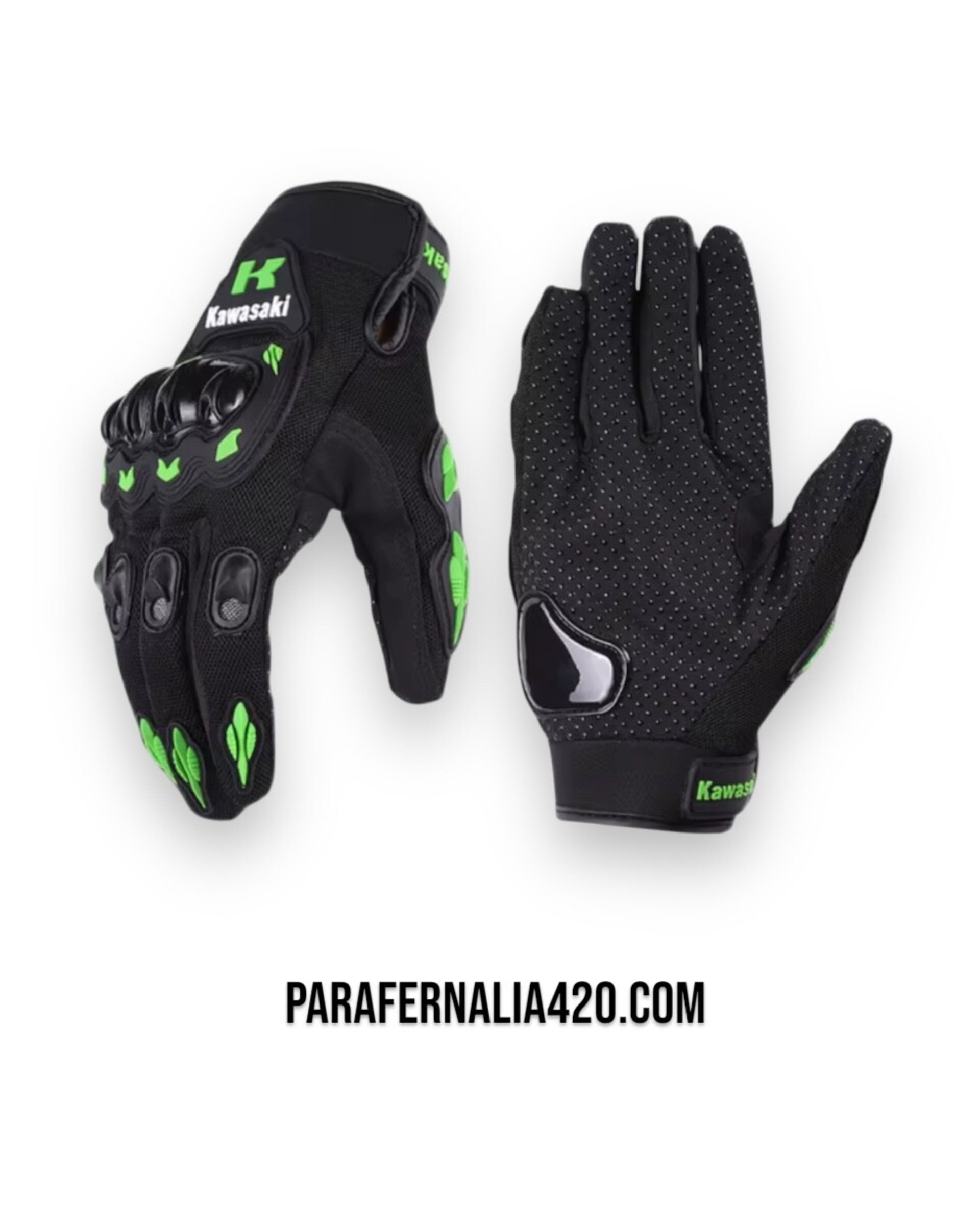 GUANTES MOTO PROTECCION KAWASAKI - 4